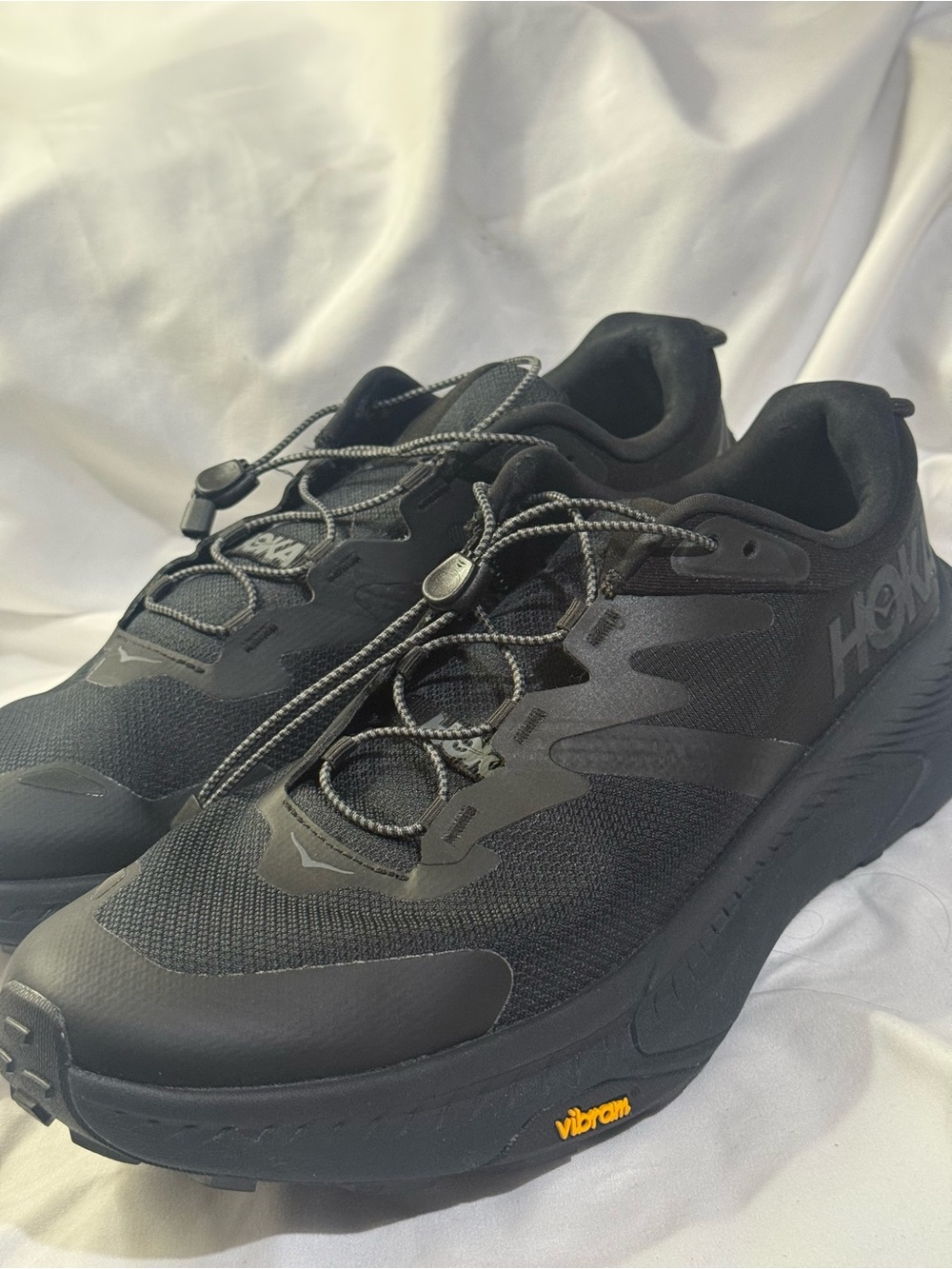 Hoka One On Mens 12D Black Transport Cordura Running Shoes PerformanceSneakers